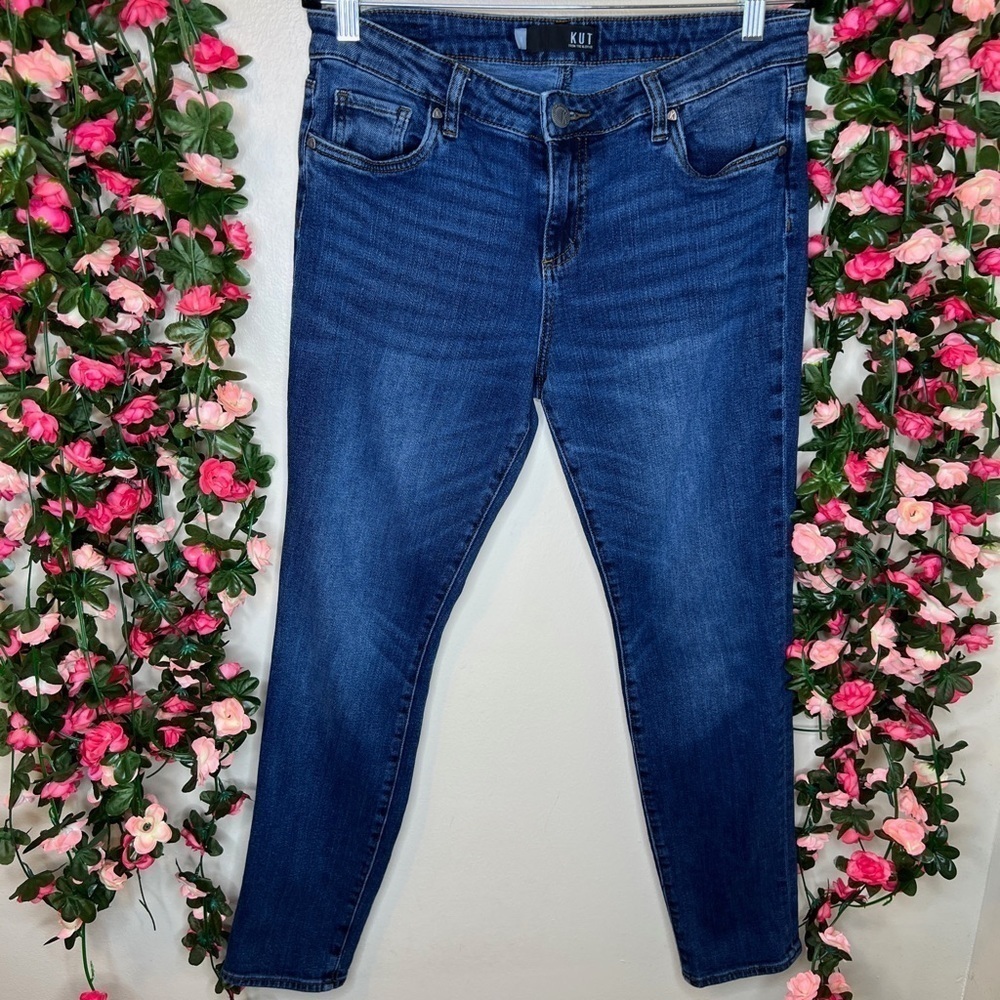 Kut from the Kloth Dark Wash Blue Skinny Jeans Women’s 8/29 Denim Casual